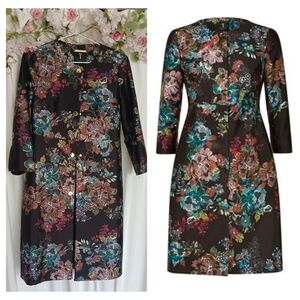 Ted Baker Multicolor Floral Long Sleeve Dress